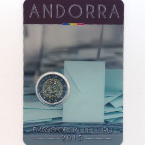 Андорра, 2 евро (2015 г.)