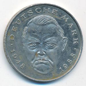 West Germany, 2 mark, 1988