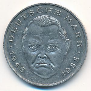 ФРГ, 2 марки (1990 г.)