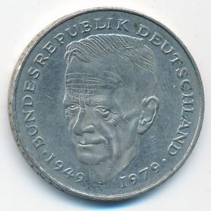 West Germany, 2 mark, 1990