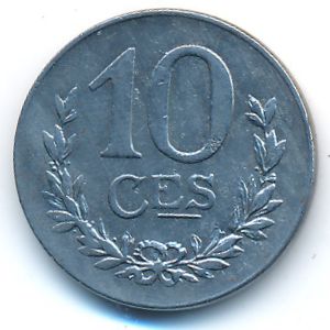 Luxemburg, 10 centimes, 1918