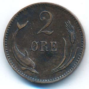 Дания, 2 эре (1894 г.)