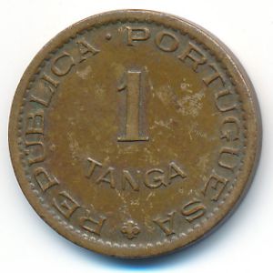 Португальская Индия, 1 танга (1952 г.)