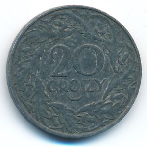 Польша, 20 грошей (1923 г.)