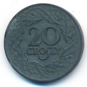 Польша, 20 грошей (1923 г.)