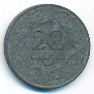 Польша, 20 грошей (1923 г.)