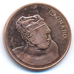 Dominican Republic, 1 centavo, 1987