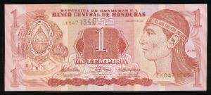 Гондурас, 1 лемпира (2010 г.)