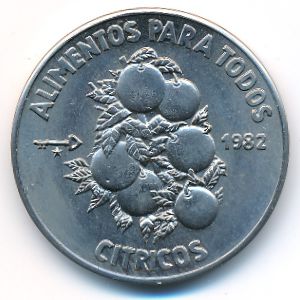 Cuba, 1 peso, 1982