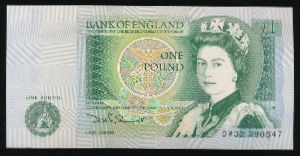 Великобритания, 1 фунт (1978 г.)