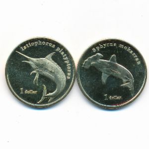 Mo'orea., Набор монет, 2020