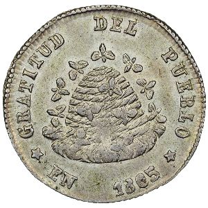 Боливия, 1 реал (1865 г.)