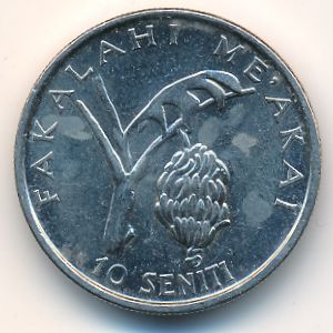 Тонга, 10 сенити (2002 г.)