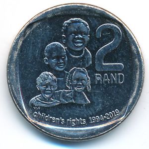 ЮАР, 2 рэнда (2019 г.)