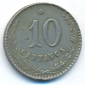 Paraguay, 10 centavos, 1903