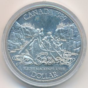 Канада, 1 доллар (1989 г.)