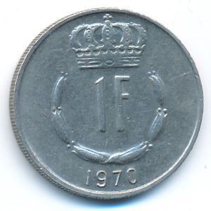 Luxemburg, 1 franc, 1970
