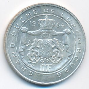 Люксембург, 100 франков (1964 г.)