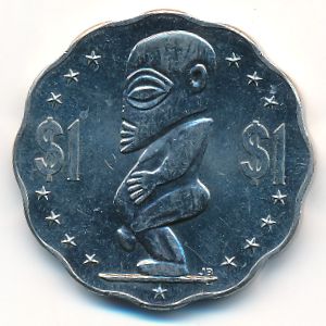 Острова Кука, 1 доллар (2003 г.)