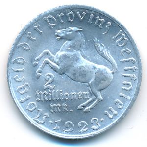 Westphalia, 2000000 марок, 1923