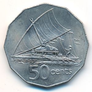 Фиджи, 50 центов (1976 г.)