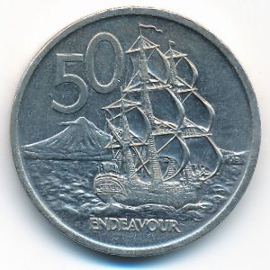 Новая Зеландия, 50 центов (1969 г.)