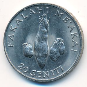 Tonga, 20 seniti, 1981