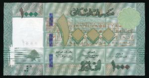 Ливан, 1000 ливров (2016 г.)