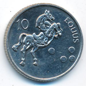 Словения, 10 толаров (2004 г.)
