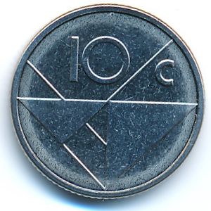 Аруба, 10 центов (2012 г.)