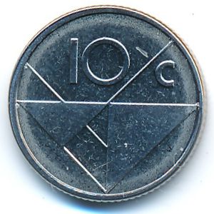 Аруба, 10 центов (2012 г.)