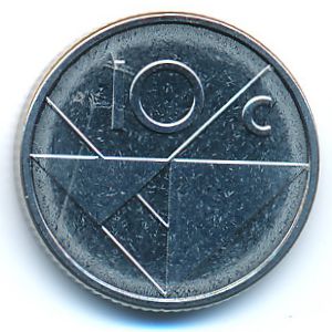 Aruba, 10 cents, 2012