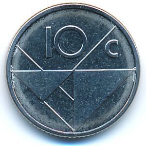 Aruba, 10 cents, 2012
