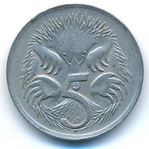 Австралия, 5 центов (1969 г.)