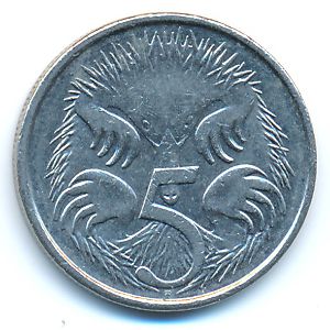 Австралия, 5 центов (2008 г.)