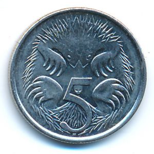 Австралия, 5 центов (2016 г.)