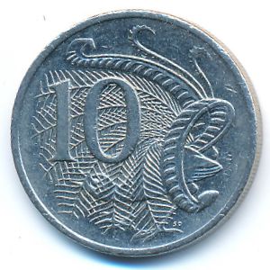 Австралия, 10 центов (2004 г.)