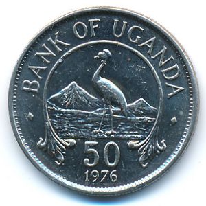 Уганда, 50 центов (1976 г.)