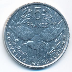 Новая Каледония, 5 франков (2002 г.)