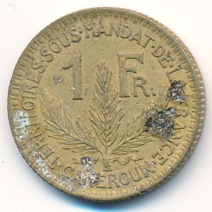 Cameroon, 1 franc, 1926