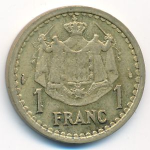 Монако, 1 франк (1945 г.)
