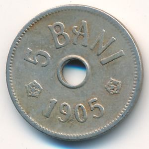 Romania, 10 bani, 1905