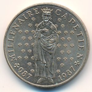 Франция, 10 франков (1987 г.)