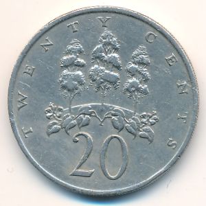 Ямайка, 20 центов (1969 г.)