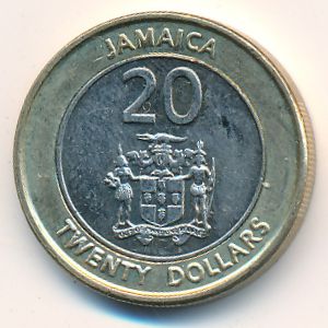 Ямайка, 20 долларов (2001 г.)