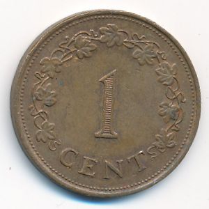 Malta, 1 cent, 1977