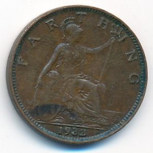 Великобритания, 1 фартинг (1932 г.)