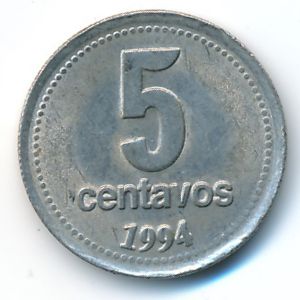 Аргентина, 5 сентаво (1994 г.)