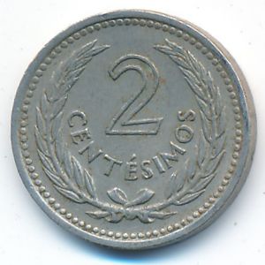 Уругвай, 2 сентесимо (1953 г.)