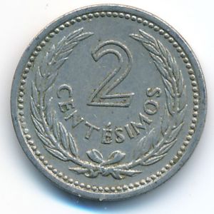 Уругвай, 2 сентесимо (1953 г.)